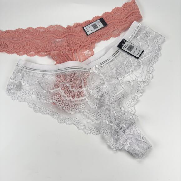 NWT Fredrick's of Hollywood 3 PAIRS of Thong Panties Multicolor Plus Size 1X-2X - Picture 3 of 9